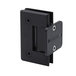Charnière murale Fony CLN280MB FHC, laiton, auto-centrée, compatible verre 3/8 "à 1/2", finition noir mat