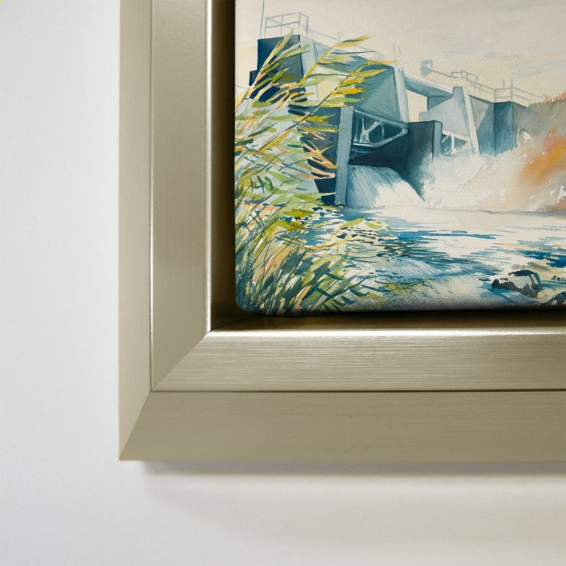 «Industrial Dam» par Bruce Nawrocke - Impression sur toile