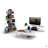 5 Tier Ladder Bookshelf Organizers, Narrow Bookshelf-657982416