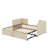 Shamina Upholstered daybed with Pop Up Trundle-1674359521