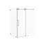 Cabine de douche d'angle coulissante RadianceRP sans cadre, 114-122 cm L x 91 cm P x 193 cm H, avec verre clair de 10 mm.-132943677-112209000