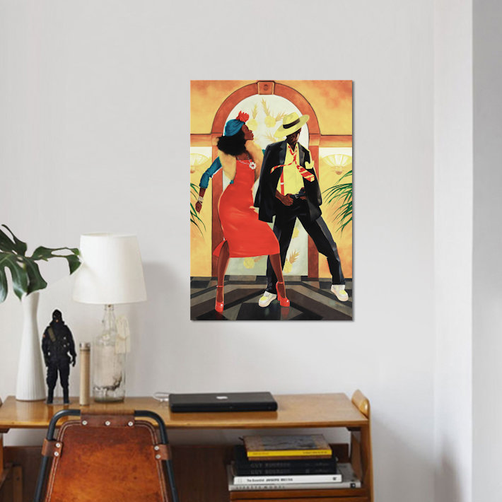 «Night Out I», impression sur toile, H 26 po x l 18 po x P 1,5 po, Toile tendue, Pas de tapis