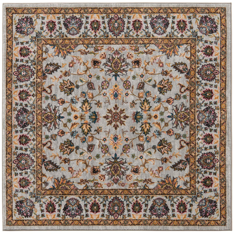 Artez Oriental Indoor Rug, Square 5'3"