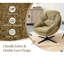 Upholstered Swivel Wingback Chair-168214130-168214132