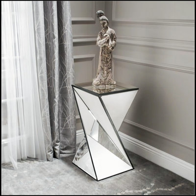 Gillian Glass Top Single End Table