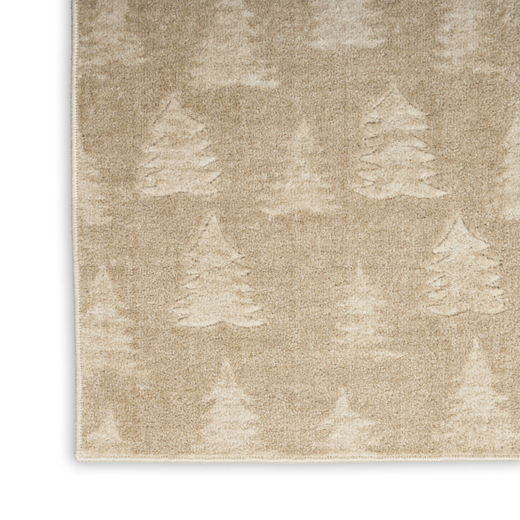 Millwood Pines Accent Decor/Xmas Christmas Tree Beige Indoor