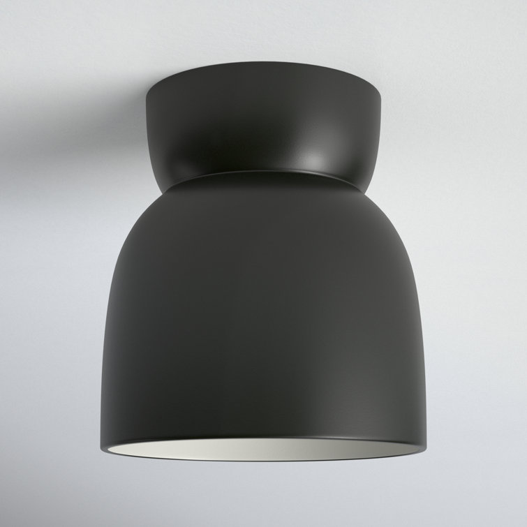 Logan Single Light Ceramic 8'' H X 7.5'' W  Flush Mount