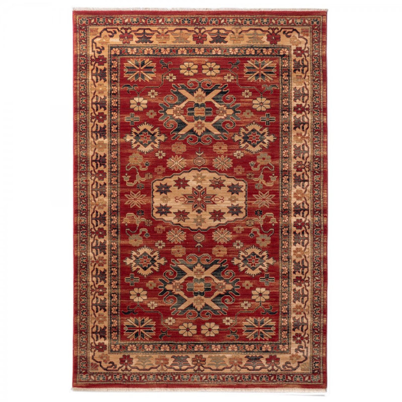 Chrystene Oriental Handmade Machine Woven Rectangle Wool Area Rug, Rectangle 80 x 145cm