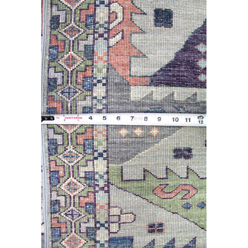 Tapis unique en laine tissé à la main 9 pi 3 po x 11 pi 10 po New Age Khotan
