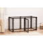 Cage pour chien de 47,2 po pour petits chiens de taille moyenne, parc pour chiots avec dessus, cage pour animaux de compagnie, intérieur, noir.-1975391650