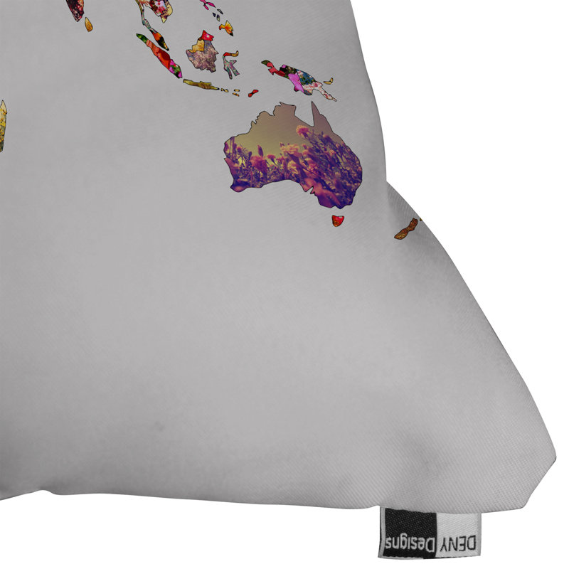 It's Your World Throw Pillow, 16" x 16"