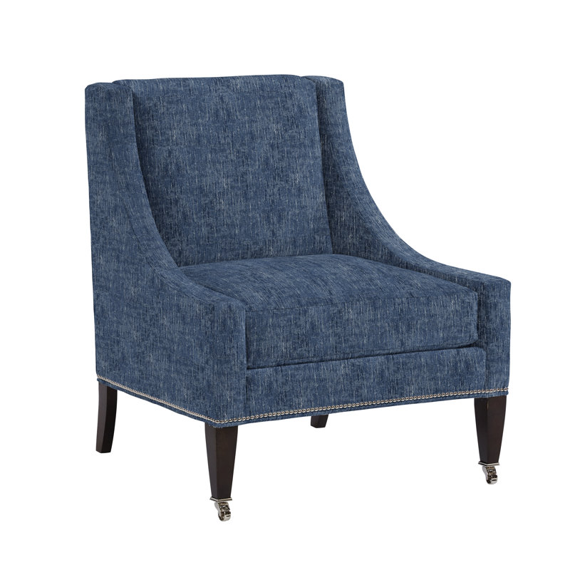 Dudley 32" Wide Polyester Armchair, Castine Slate