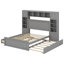 Lit en bois avec armoire tout-en-un, tablette et prises, lit gigogne-816761856-816761857