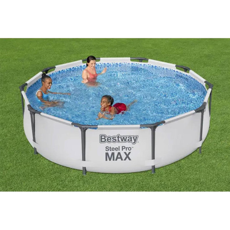 Ensemble de piscine extérieure hors-terre Steel Pro MAX, 10 pi x 30 po