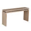 Table d'entrée 60 po Antique Natural Farmhouse - Table d'entrée en bois rétro avec suspension à double planche