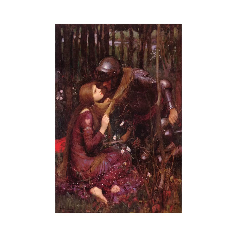 La Belle Dame Sans Merci by John William Waterhouse - Wrapped Canvas Gallery-Wrapped Canvas Giclée