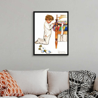 «A Christmas Prayer», art mural sur toile