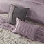 Ensemble d'édredon brodé élégant 7 pièces - Très grand mauve