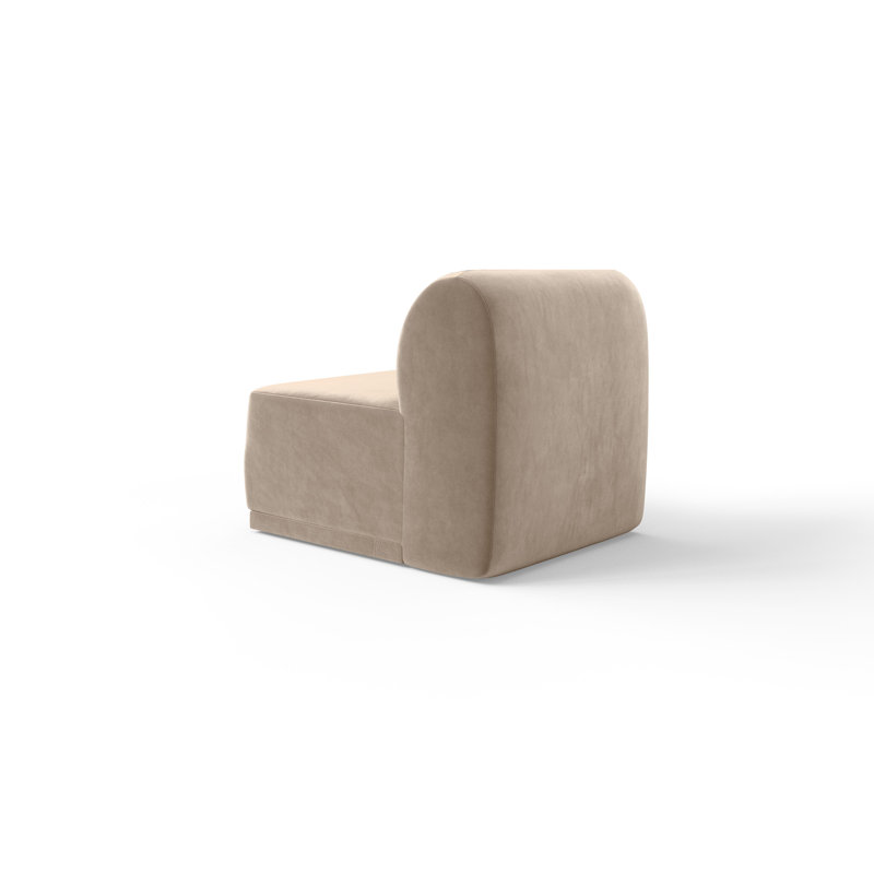 1 Seater Velvet Sofa