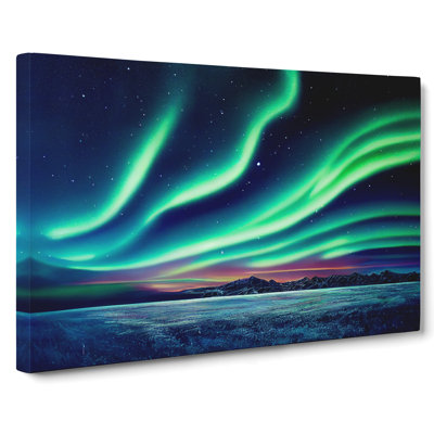Eccentric Northern Lights - Wrapped Canvas