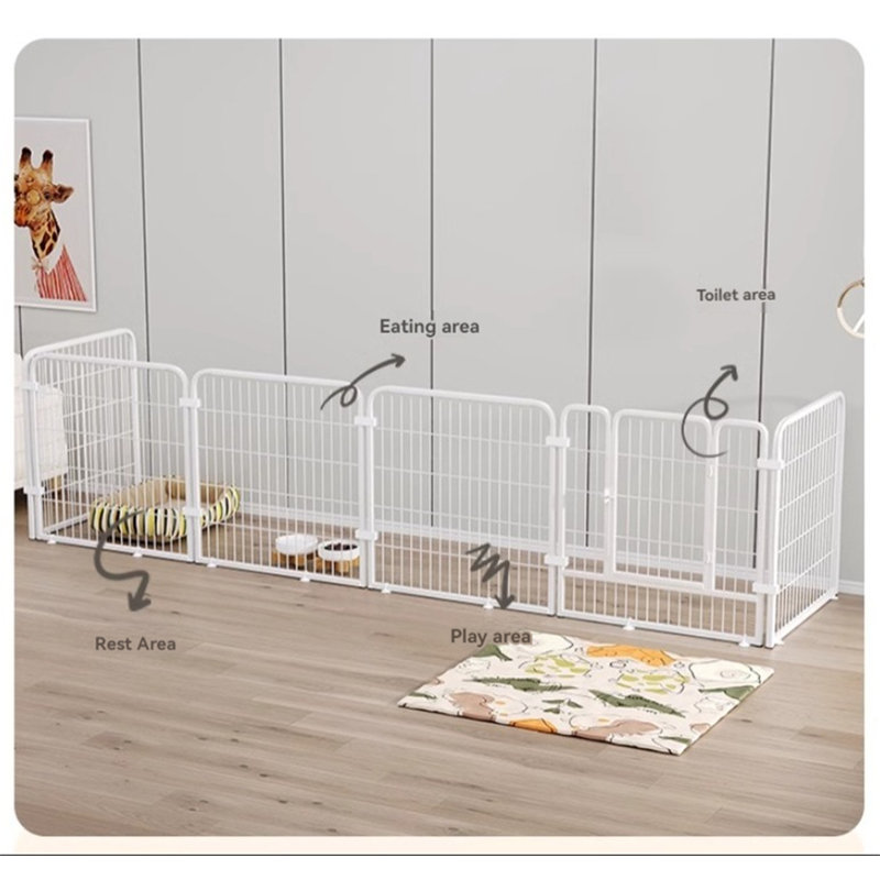 31.49'' H Panel Metal Exercise Pen