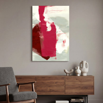 « magenta abstract 2 », impression sur verre
