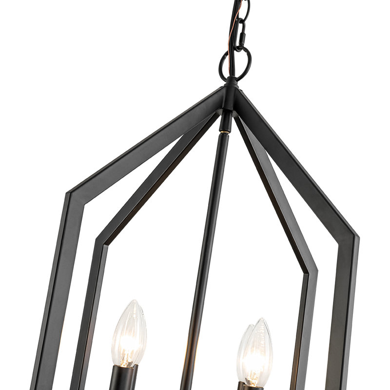 Luminaire suspendu géométrique 4 lumières