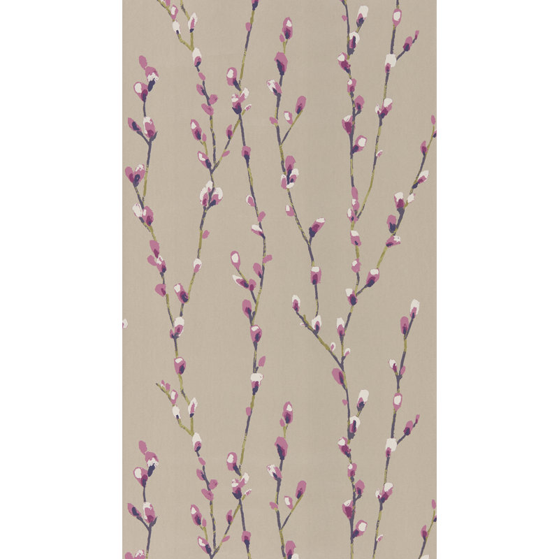 Salice Wallpaper, Heather/Gilver