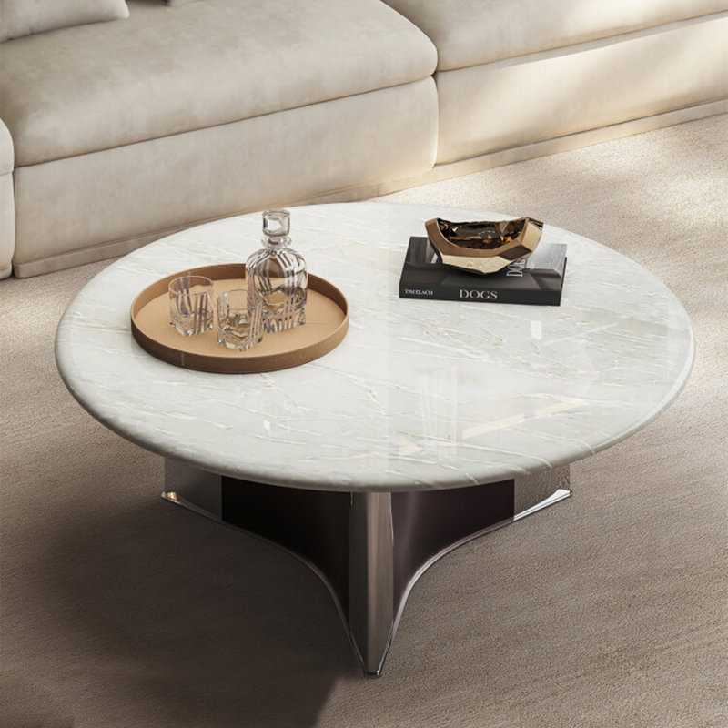 Table basse Luxury, H 14,2 po x L 31,5 po x l 31,5 po