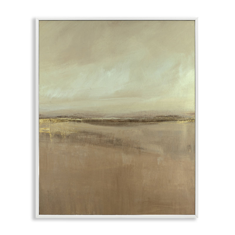 Estampe numérique neutre encadrée, design par Tim Ottoole, H 14 po x l 11 po, Estampe numérique encadrée blanc bord de mer