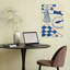 Art mural chat bleu et poisson-129091846