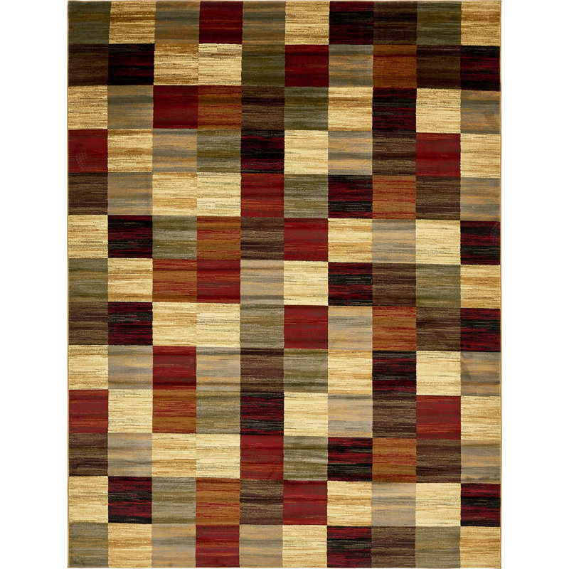 Tapis abstrait Adetomiwa, Rectangle 9 pi x 12 pi