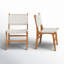Chaise d'appoint en cuir véritable Markus-1595740652