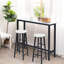Stemen Bar Stool with Iron Frame-1802863642