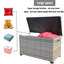 Wicker Patio Furniture Storage Box