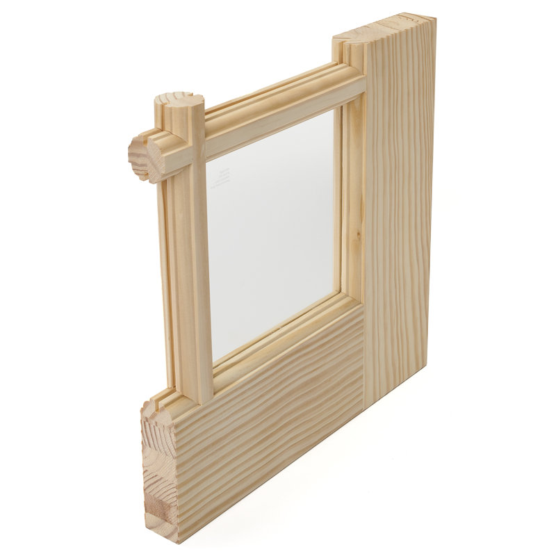 Porte française intérieure pré-montée en pin brut 15 pièces, 60 po x 80 po