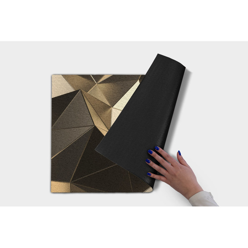 Non-Slip Geometric Outdoor Doormat
