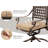 Asghar 4 - Person Patio Dining Set with Round Table , Cushions Included