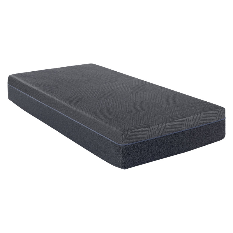 11" Green Tea Gel-Infused Memory Foam Mattress in a Box, Gray, Twin