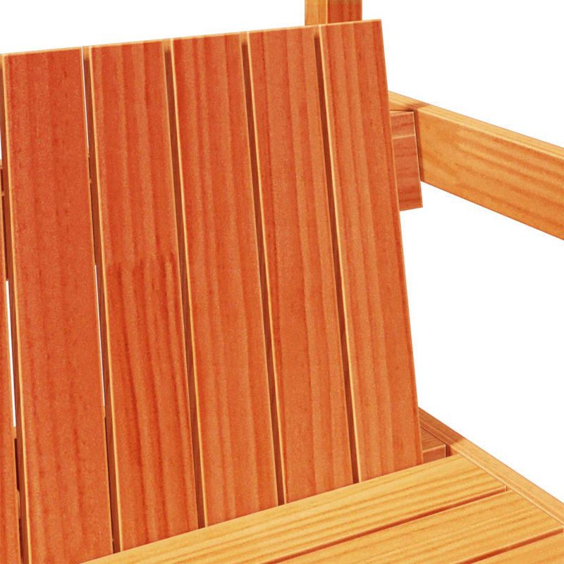 Ingigerth Solid Wood Bench, Wax Brown