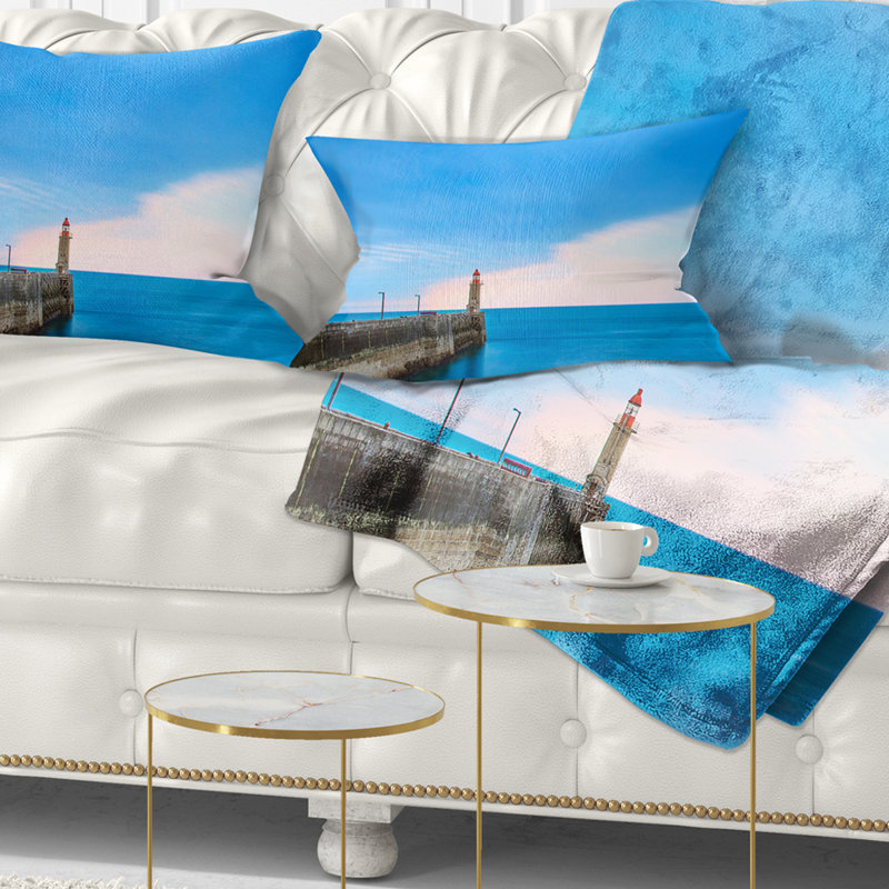 Coussin Pier and Lightour in Sunset - Sea & Shore