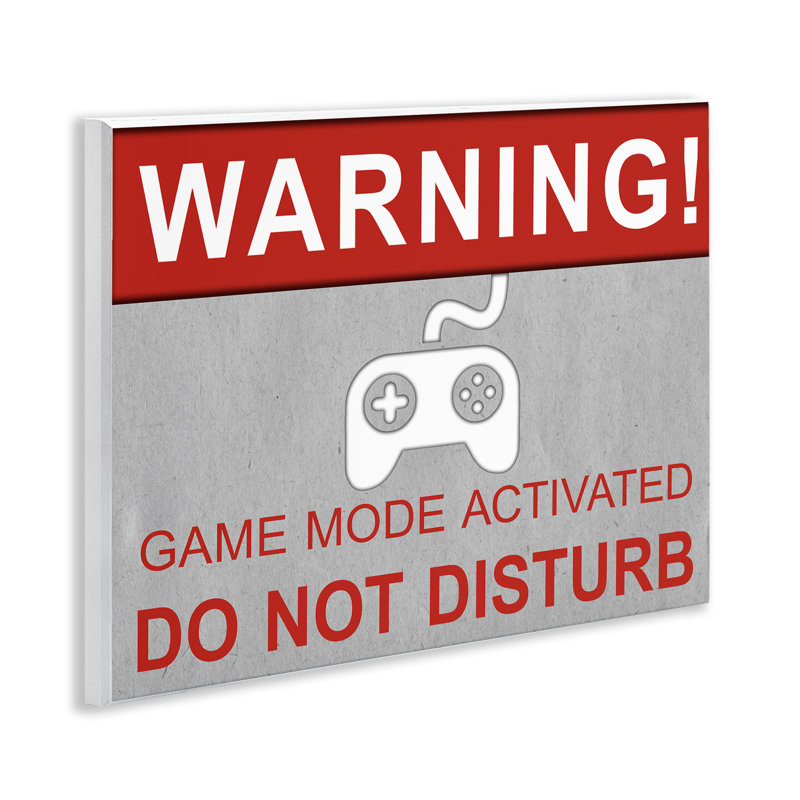 «Gaming Do Not Disturb Wall Art» par SD Graphics Studio