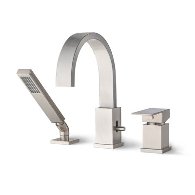1 Handle Deck Roman Tub Faucet with Diverter