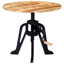 Table d'appoint en bois de manguier massif et fonte 23,6 po-1721576334-1721576437