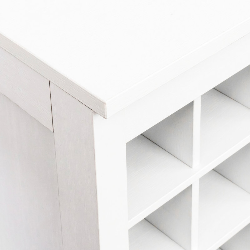 Armoire à vin modulaire 32 32 po, conception simple, l 15,77 po x l 17,67 po x H 34,96 po, panneau de particules + armoire armoire, l 34,96 po x H 17,67 po
