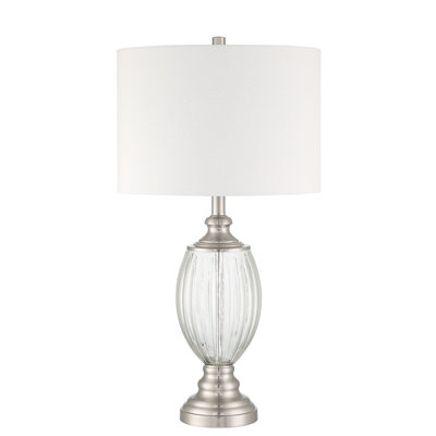 Lampe de table en verre