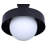 1 Light Outdoor Lantern, Black Finish