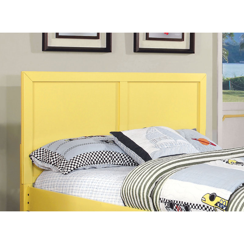 Tête de lit Alzado, Double / grand, Jaune citron