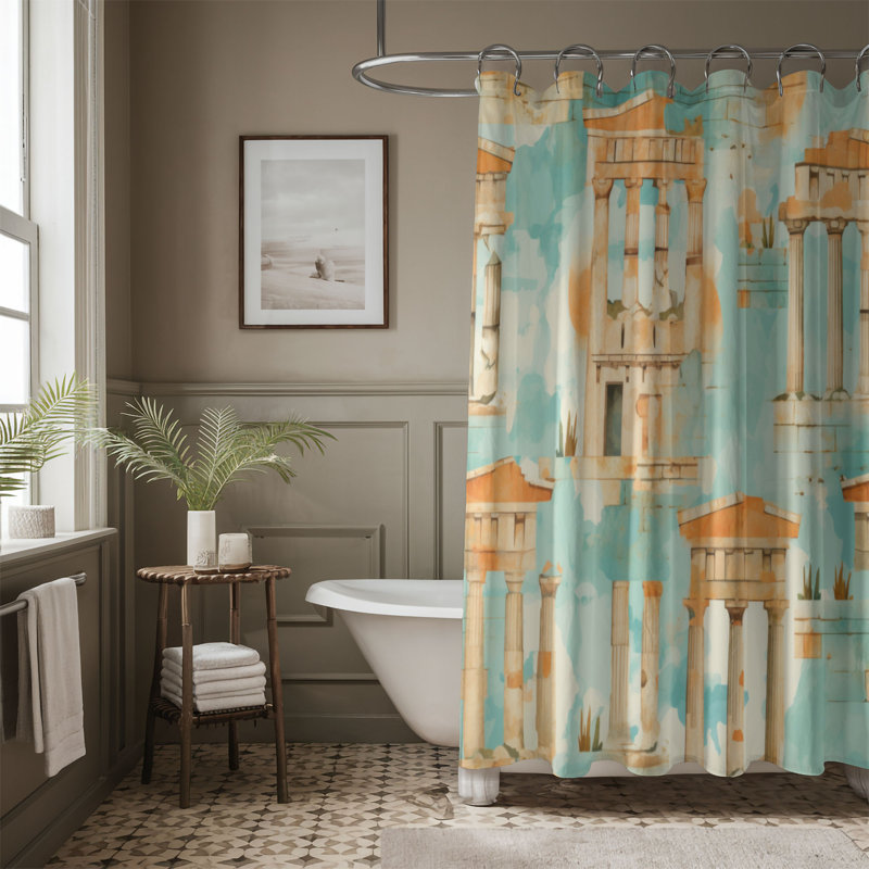 Ahnalise Shower Curtain, 74"H x 71"W