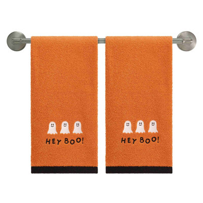  Hey Boo Halloween 2-Pack Hand Towels